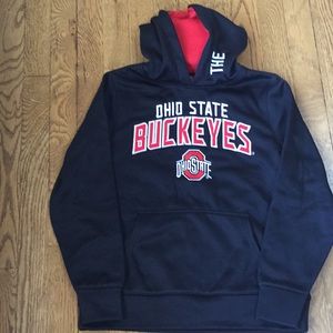 Scarlet & Gray Boys’ Ohio State Hoodie, M